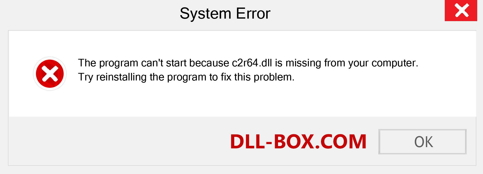  c2r64.dll file is missing?. Download for Windows 7, 8, 10 - Fix  c2r64 dll Missing Error on Windows, photos, images